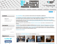 Tablet Screenshot of congresocalidade.ourensecentro.com